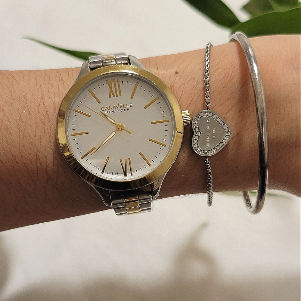 Michael Kors Earring & Heart Bracelet Set